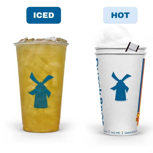 Passion Fruit Tea Iced and Hot