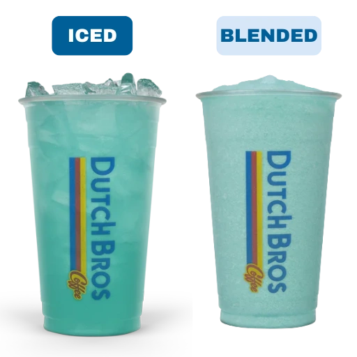 Tropical Lemonade blended and iced